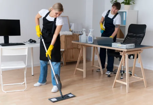 Nettoyage de bureau professionnel à Saint-Crépin-et-Carlucet